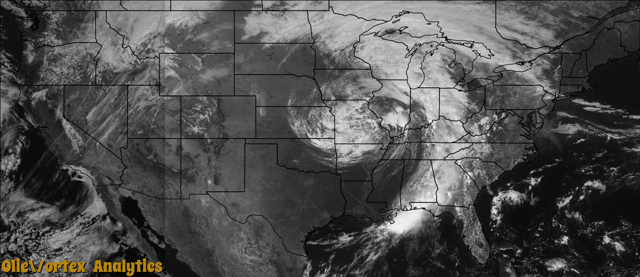 visible satellite during active storm reports