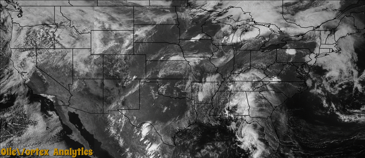 visible satellite during active storm reports