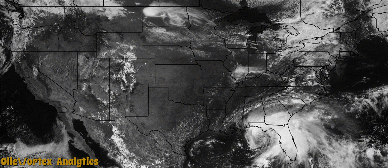 visible satellite during active storm reports