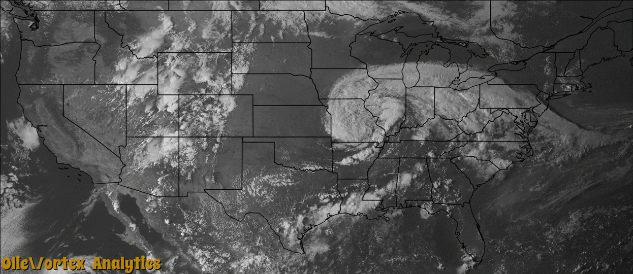 visible satellite during active storm reports