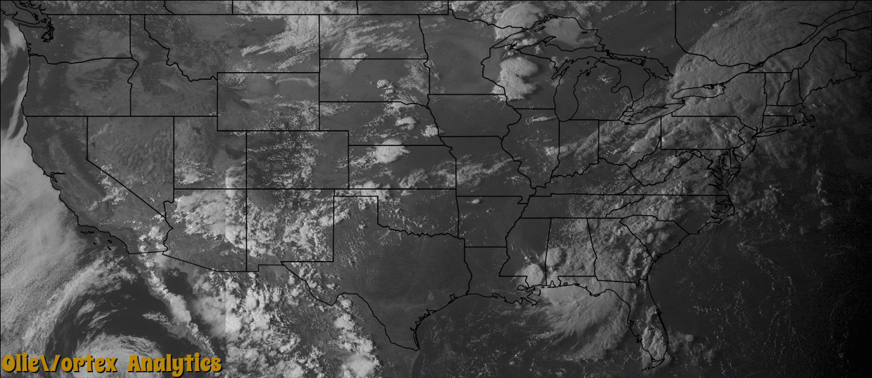 visible satellite during active storm reports