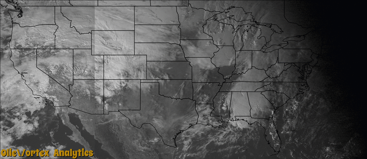 visible satellite during active storm reports