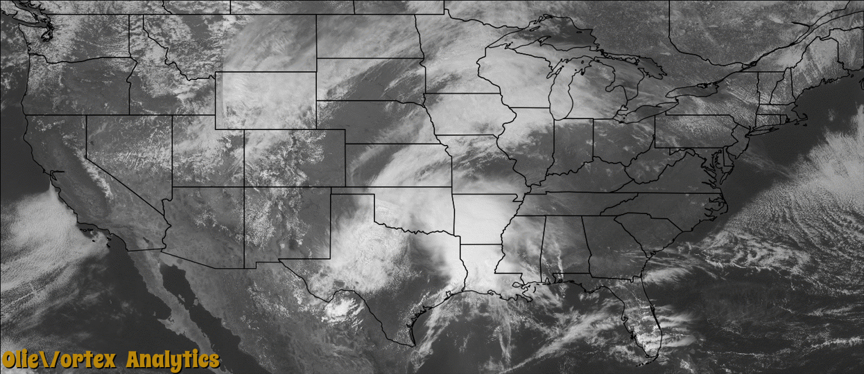 visible satellite during active storm reports
