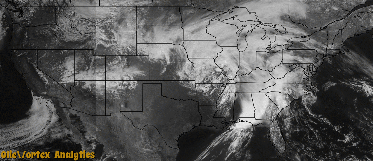 visible satellite during active storm reports