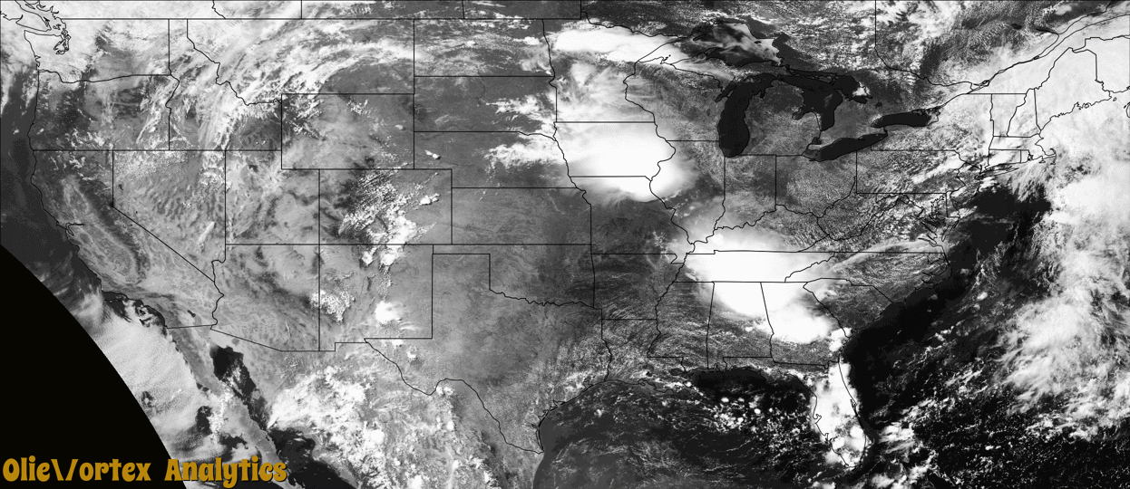 visible satellite during active storm reports