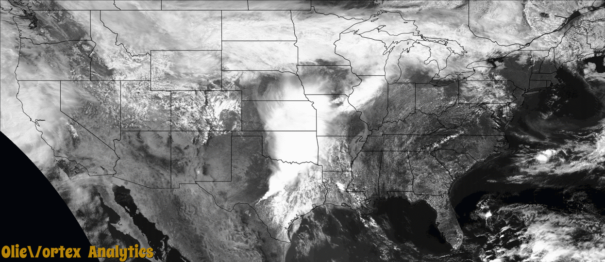 visible satellite during active storm reports