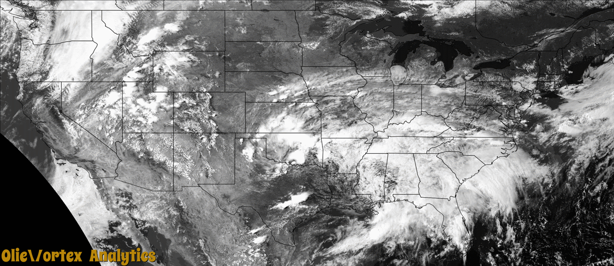 visible satellite during active storm reports