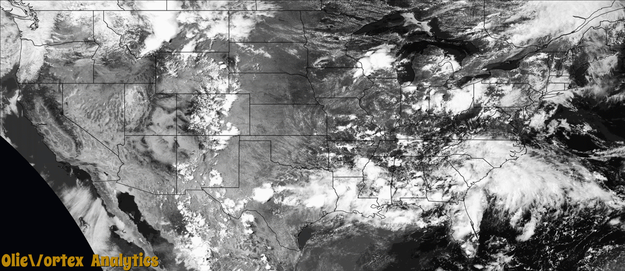 visible satellite during active storm reports