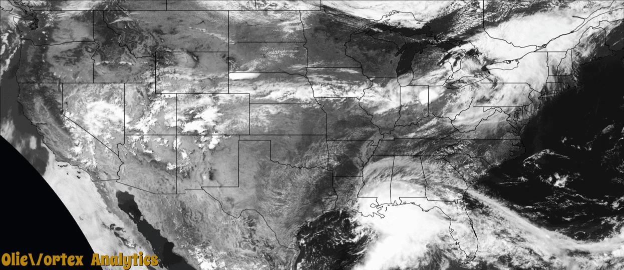 visible satellite during active storm reports