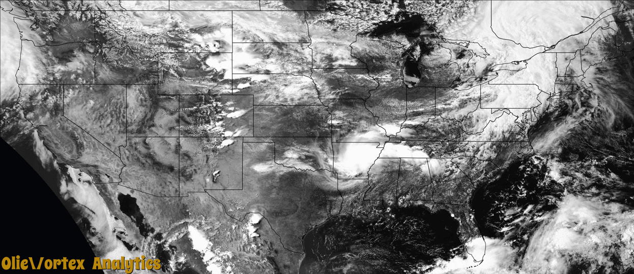 visible satellite during active storm reports