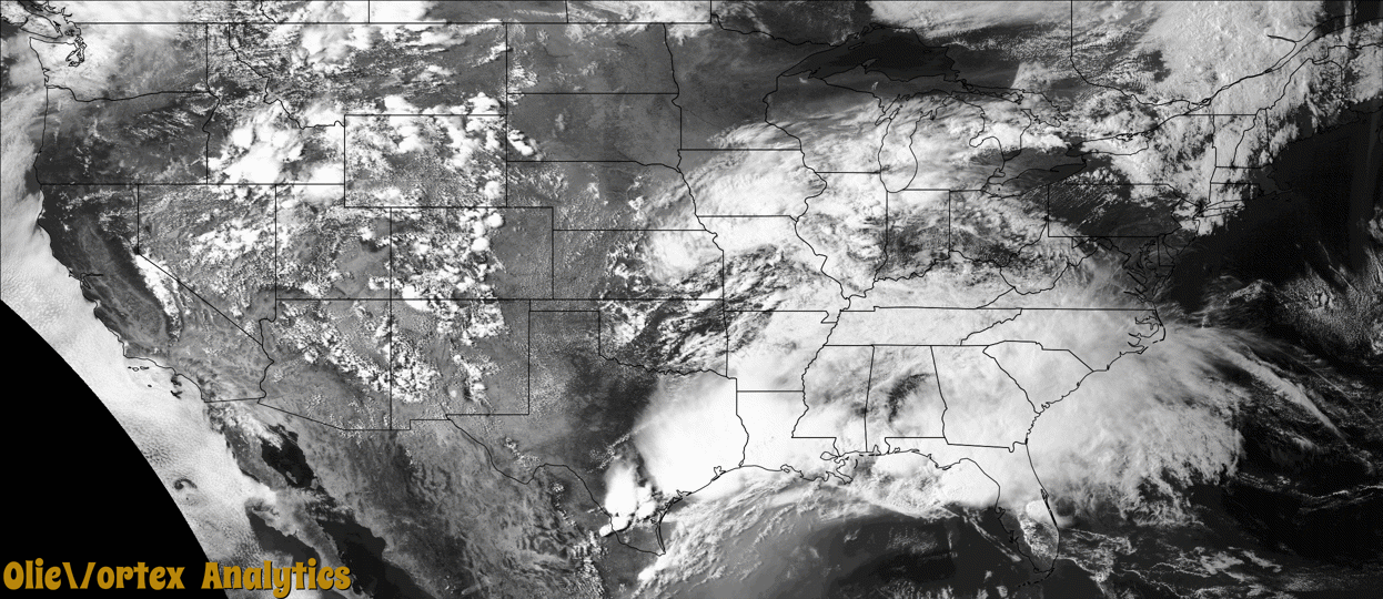 visible satellite during active storm reports