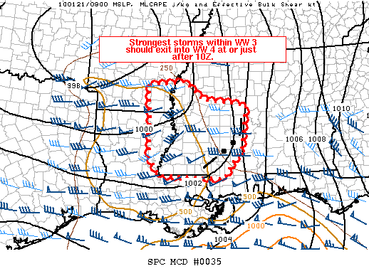 Mesoscale Discussion 35