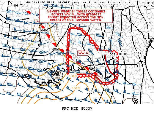 Mesoscale Discussion 37