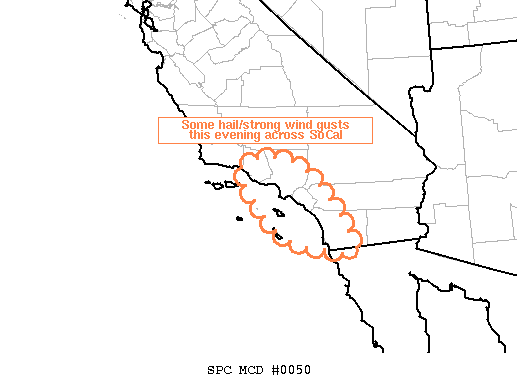 Mesoscale Discussion 50