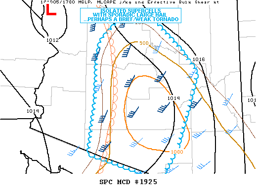 Mesoscale Discussion 1925
