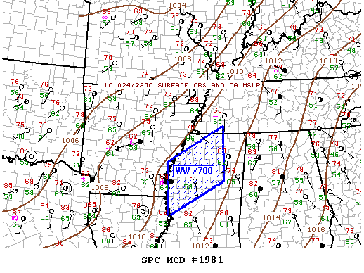 Mesoscale Discussion 1981