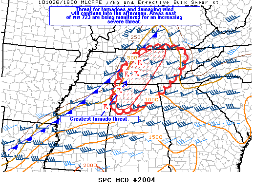 Mesoscale Discussion 2004