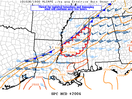 Mesoscale Discussion 2006