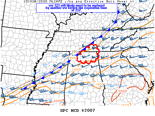 Mesoscale Discussion 2007