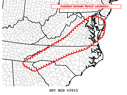 Mesoscale Discussion 2015