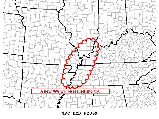 Mesoscale Discussion 2069