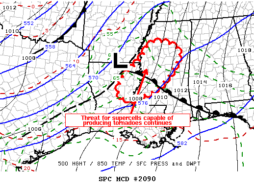 Mesoscale Discussion 2090