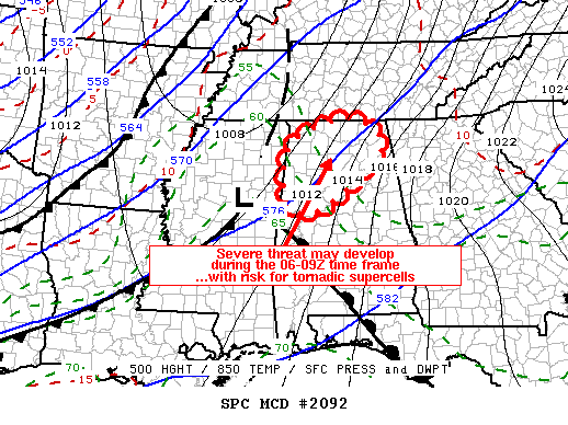 Mesoscale Discussion 2092
