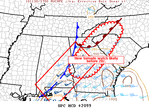Mesoscale Discussion 2099