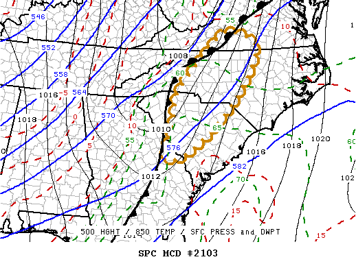 Mesoscale Discussion 2103