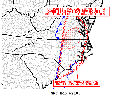 Mesoscale Discussion 2106