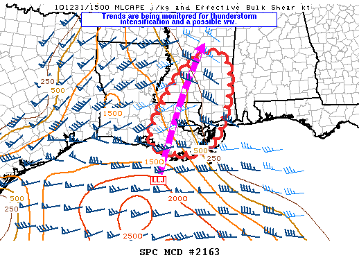 Mesoscale Discussion 2163