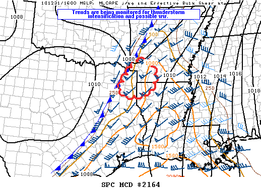 Mesoscale Discussion 2164