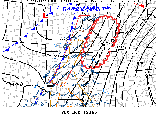 Mesoscale Discussion 2165
