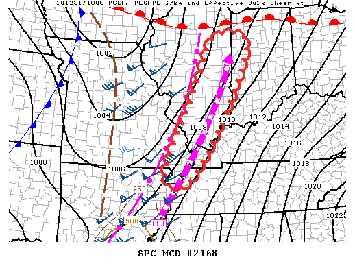 Mesoscale Discussion 2168