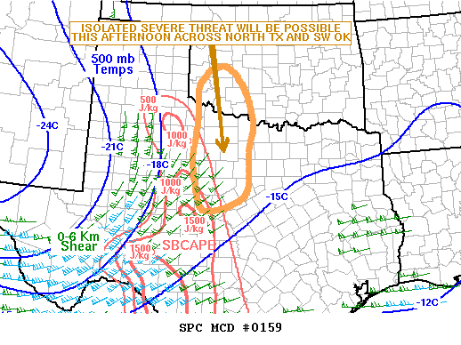 Mesoscale Discussion 159