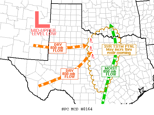 Mesoscale Discussion 164