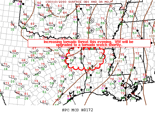 Mesoscale Discussion 172
