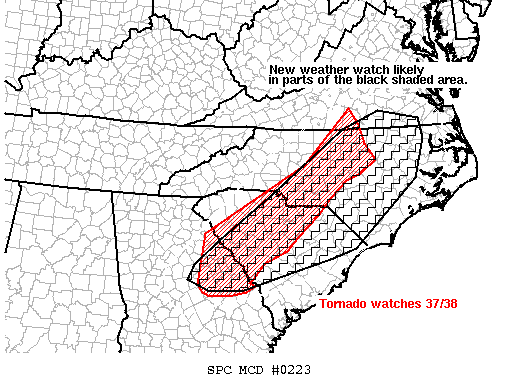 Mesoscale Discussion 223