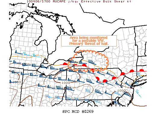 Mesoscale Discussion 269