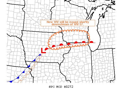 Mesoscale Discussion 272