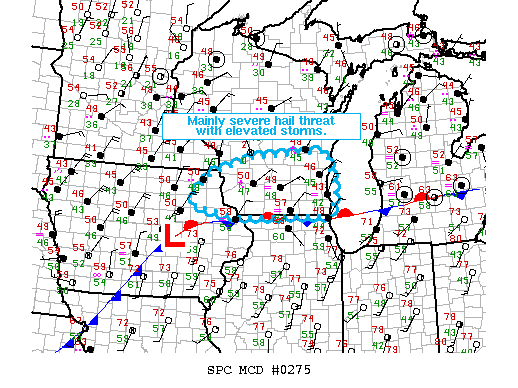Mesoscale Discussion 275