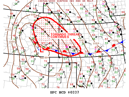 Mesoscale Discussion 337