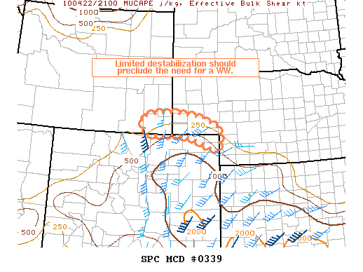 Mesoscale Discussion 339