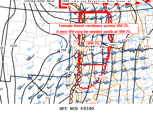 Mesoscale Discussion 340
