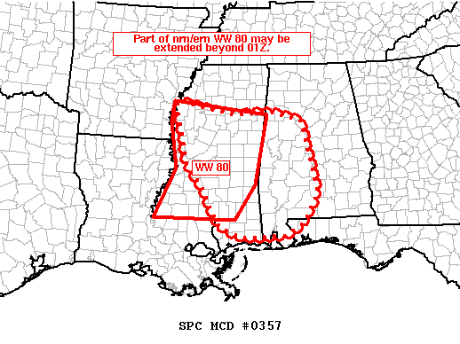 Mesoscale Discussion 357