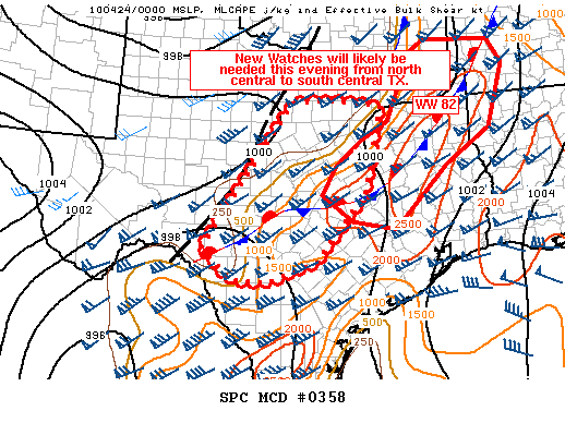 Mesoscale Discussion 358