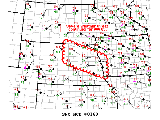 Mesoscale Discussion 360