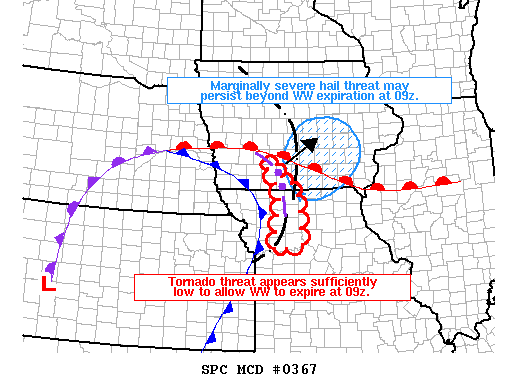 Mesoscale Discussion 367