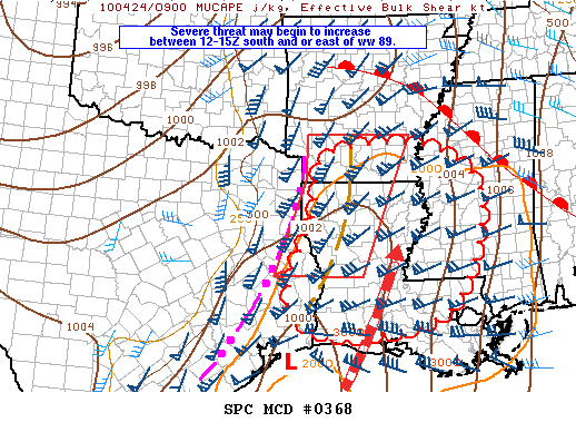 Mesoscale Discussion 368