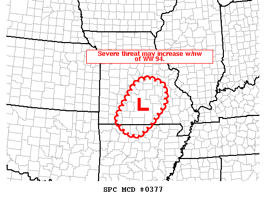 Mesoscale Discussion 377